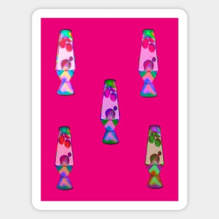 Lava lamp patterns Magnet